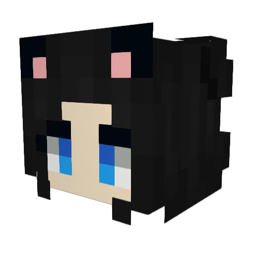 reanne2001 Minecraft avatar head, 3D render