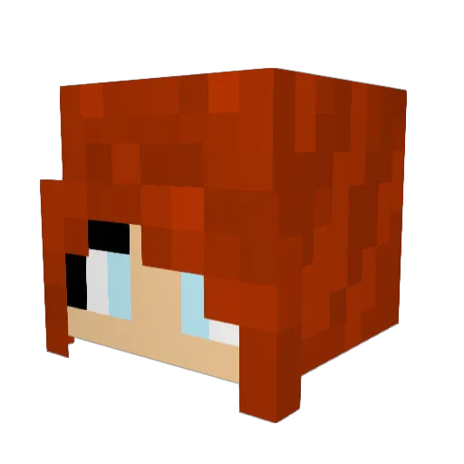 reaper2333 Minecraft avatar head, 3D render