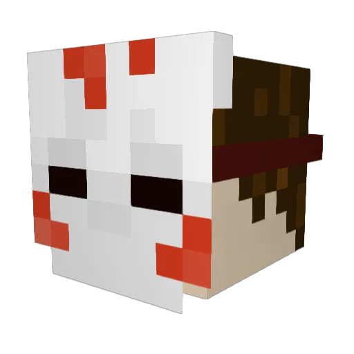 reaper93542 Minecraft avatar head, 3D render