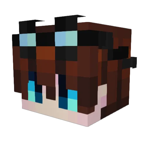 reaperDG Minecraft avatar head, 3D render