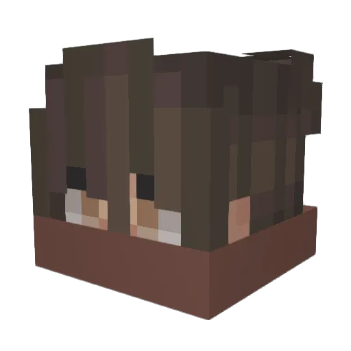 reaper_command Minecraft avatar head, 3D render