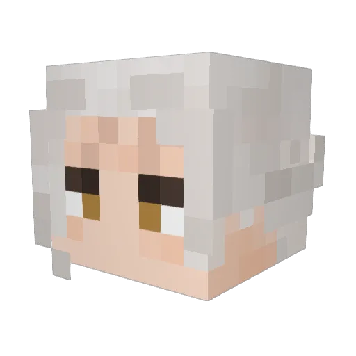 reaperhh Minecraft avatar head, 3D render
