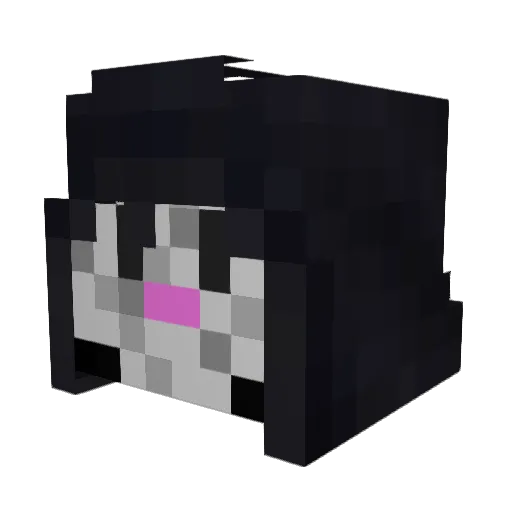 reaperrabbit912 Minecraft avatar head, 3D render