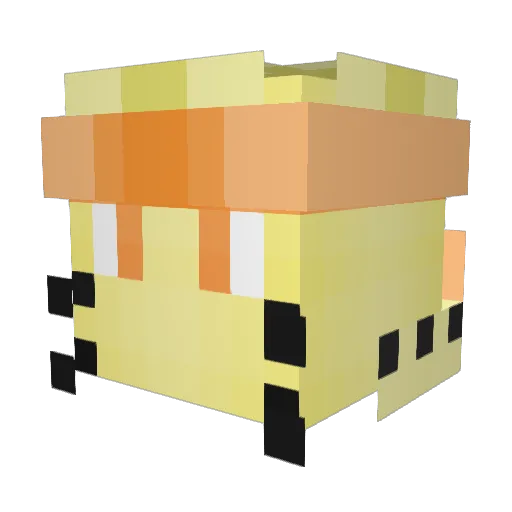 reaperzero90 Minecraft avatar head, 3D render