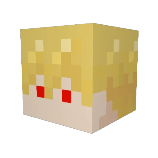 reaping_death Minecraft avatar head, 3D render