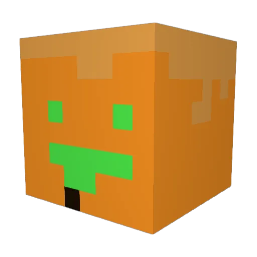 rearagehthatt Minecraft avatar head, 3D render