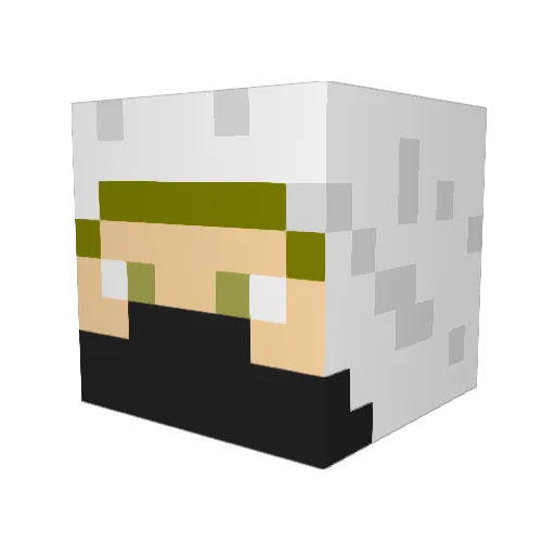 rearle22 Minecraft avatar head, 3D render