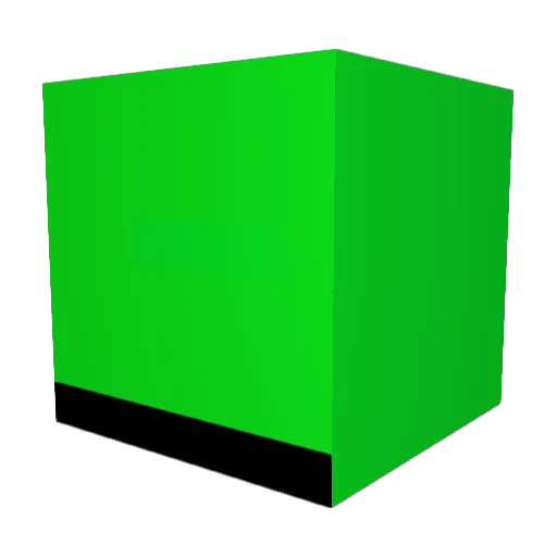 rebeljak Minecraft avatar head, 3D render