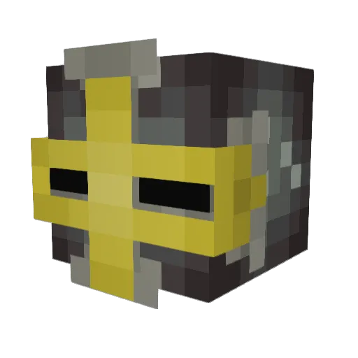 rebeluke2010 Minecraft avatar head, 3D render