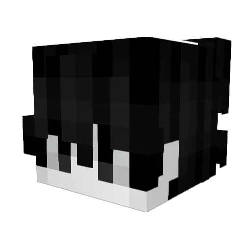 rebolar Minecraft avatar head, 3D render