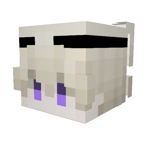 rebolou Minecraft avatar head, 3D render