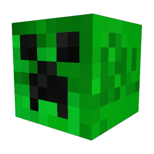 rebornonjoycons Minecraft avatar head, 3D render