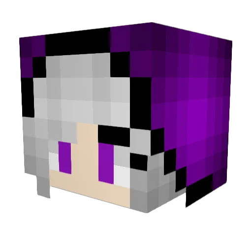 rebste02 Minecraft avatar head, 3D render