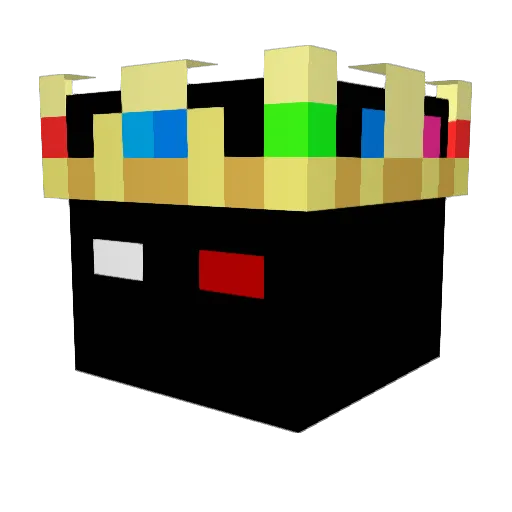 recalze Minecraft avatar head, 3D render