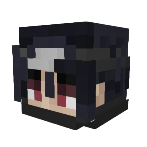 reckluss Minecraft avatar head, 3D render