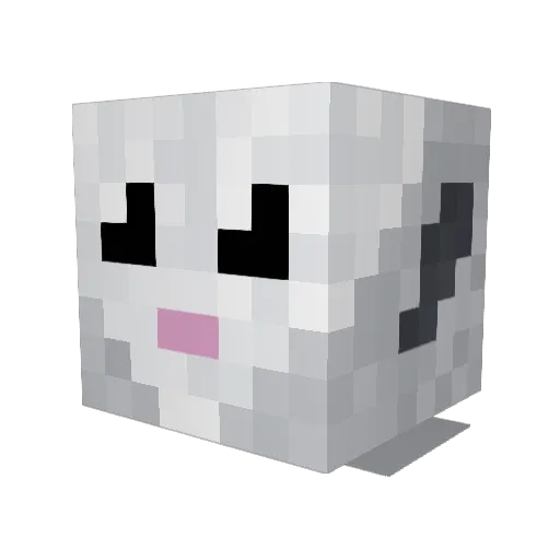 reclaimer3 Minecraft avatar head, 3D render