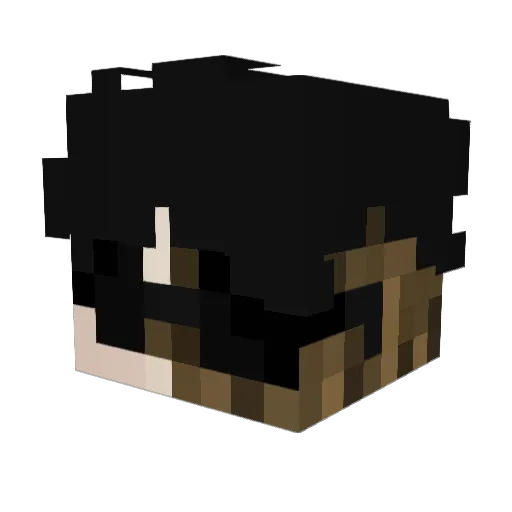 reclamando Minecraft avatar head, 3D render