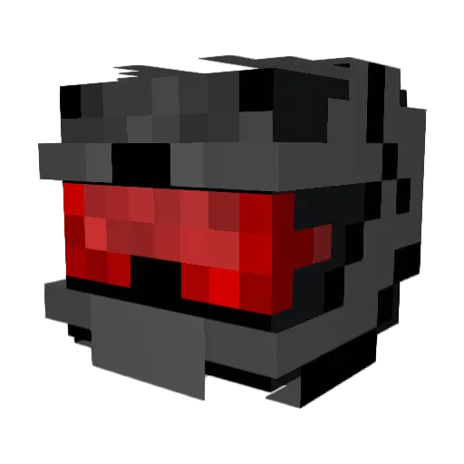 recoAace Minecraft avatar head, 3D render