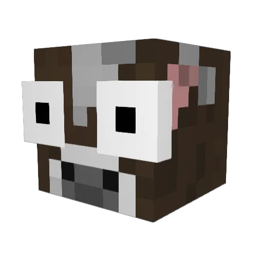 recoilZZZ Minecraft avatar head, 3D render