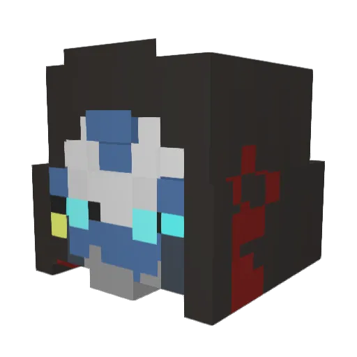 reconman252 Minecraft avatar head, 3D render