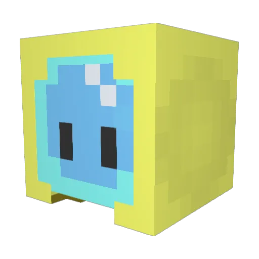recoor Minecraft avatar head, 3D render