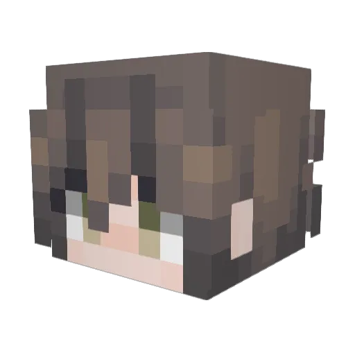 recordzone Minecraft avatar head, 3D render