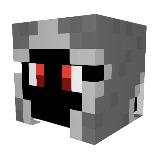 red77740 Minecraft avatar head, 3D render