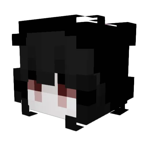 red__cookie Minecraft avatar head, 3D render