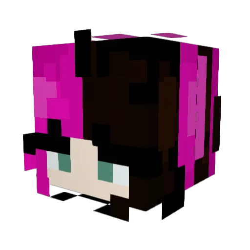 red_blanket666 Minecraft avatar head, 3D render