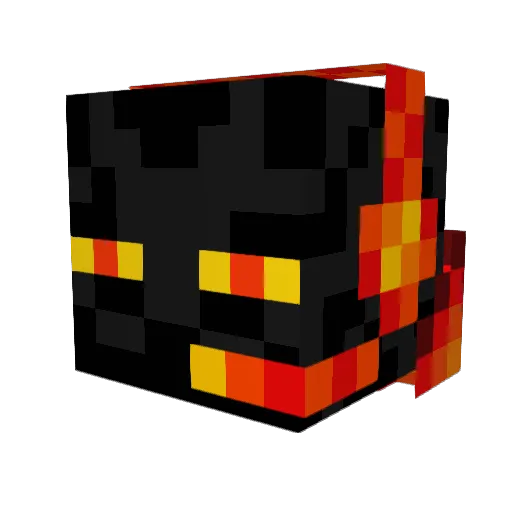 red_dragon254 Minecraft avatar head, 3D render