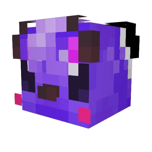 red_fire_______ Minecraft avatar head, 3D render