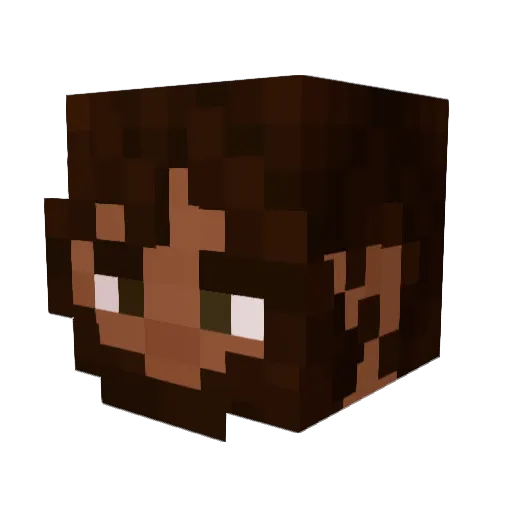 redactedg00se Minecraft avatar head, 3D render
