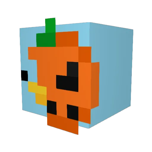 redaeville Minecraft avatar head, 3D render