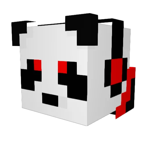 redbear26 Minecraft avatar head, 3D render
