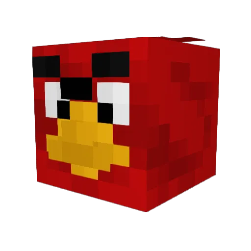 redbird912 Minecraft avatar head, 3D render