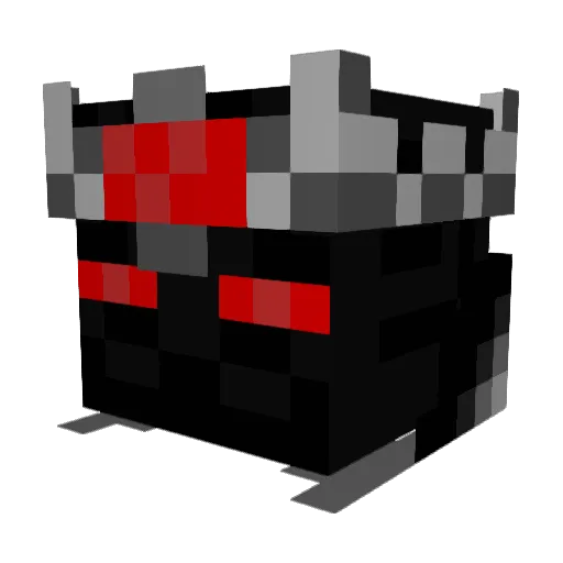 redblock87 Minecraft avatar head, 3D render