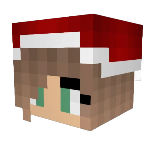 redboi5 Minecraft avatar head, 3D render