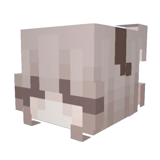redbrickplate70 Minecraft avatar head, 3D render