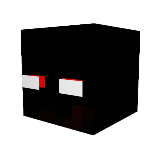 redbro2 Minecraft avatar head, 3D render