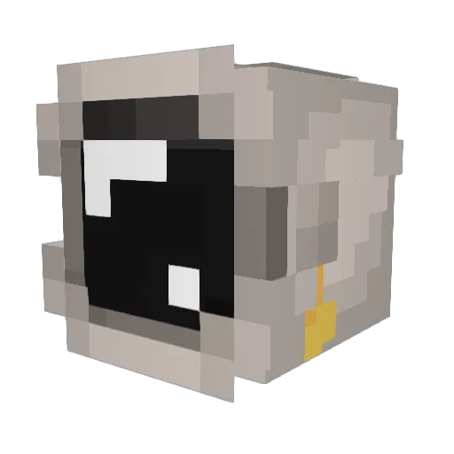 redcalabash Minecraft avatar head, 3D render