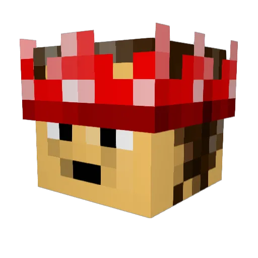 redcounter15 Minecraft avatar head, 3D render