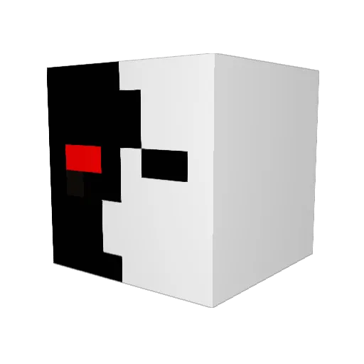redd327 Minecraft avatar head, 3D render