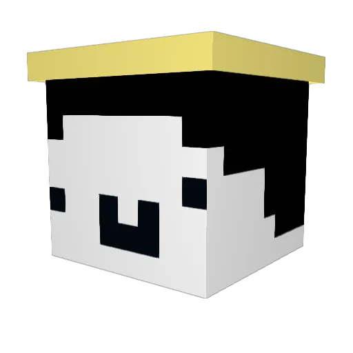 reddevil9901 Minecraft avatar head, 3D render