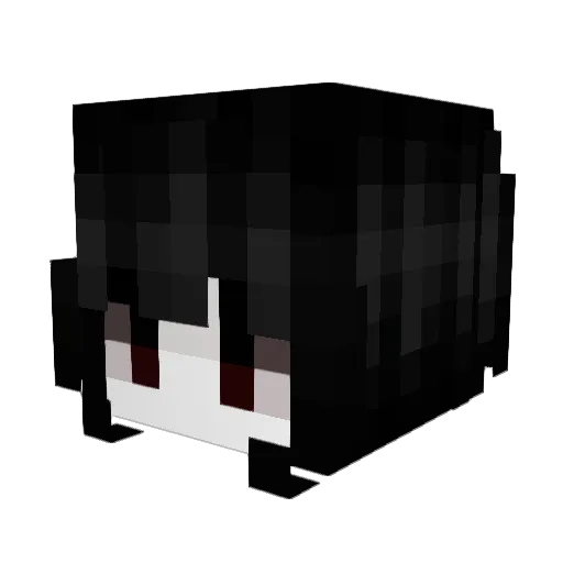 reddpoint Minecraft avatar head, 3D render