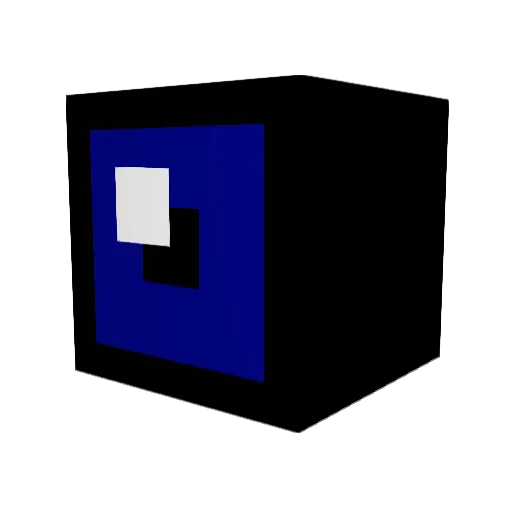 redefire Minecraft avatar head, 3D render