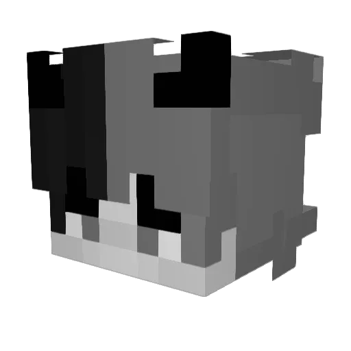 redemptionsheep Minecraft avatar head, 3D render