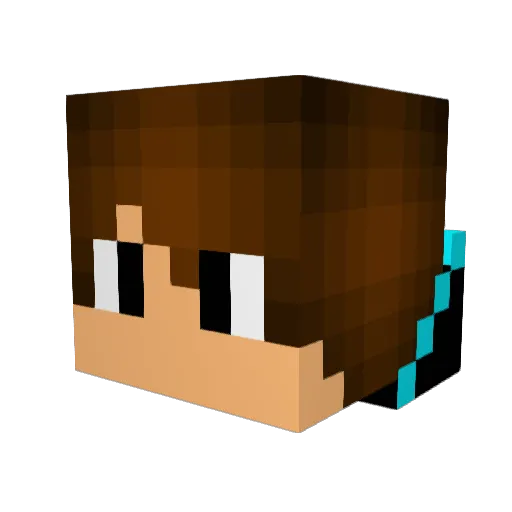 redevilgecko22 Minecraft avatar head, 3D render