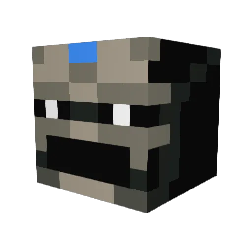 redfanatic404 Minecraft avatar head, 3D render