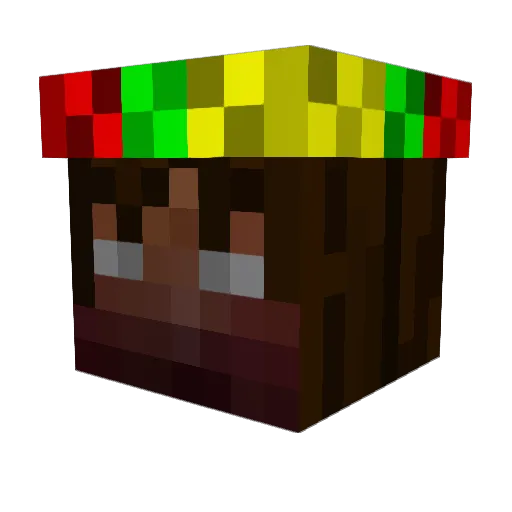 redfire226 Minecraft avatar head, 3D render