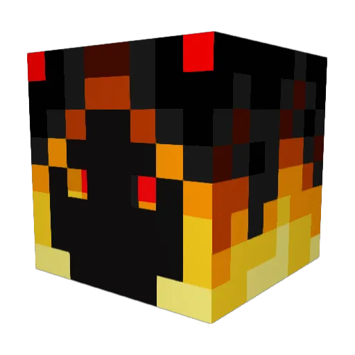 redfire4545 Minecraft avatar head, 3D render